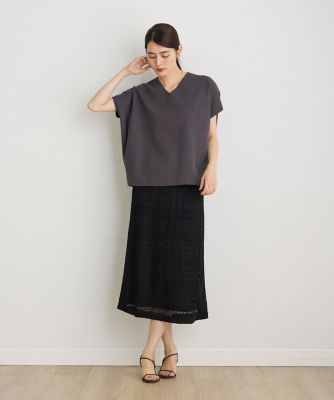 Ｖネックサマーニット（７０４２１７００２３）