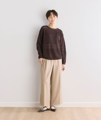 《大きいサイズ》透かし柄ニット（７０４２１７０８１１）