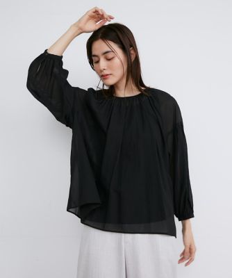 ＜7-IDconcept.(Women)＞バルーンスリーブシフォンブラウス（７０４２１８２０６４）