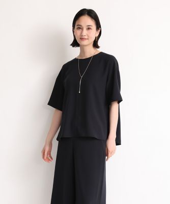 バックデザインＴブラウス（７０４２１８２０７３）