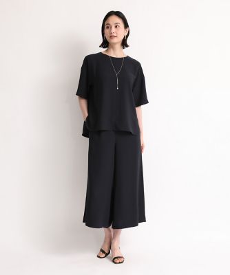 バックデザインＴブラウス（７０４２１８２０７３）