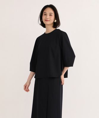 《大きいサイズ》タックスリーブブラウス（７０４２１８２８４６）