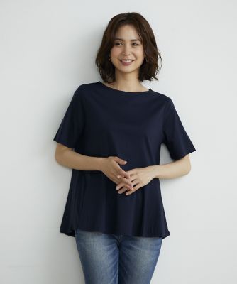 ペプラムカットソー《ＳＵＰＥＲ　ＣＯＯＬ　ＴＯＵＣＨ　ＣＯＴＴＯＮ》（７０４２１９００１３）