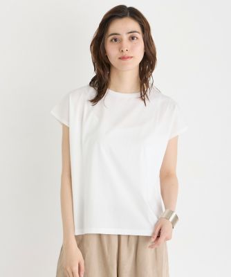 ＜7-IDconcept.(Women)＞フレンチスリーブクルーネックカットソー（７０４２１９００１６）