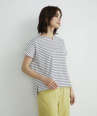 キーネックカットソー（７０４２１９００２１）