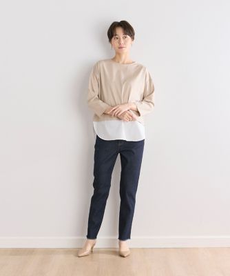 《大きいサイズ》ドッキングカットソー（７０４２１９０８０６）