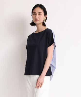 《大きいサイズ》サイドタックドッキングカットソー《ＳＵＰＥＲ　ＣＯＯＬ　ＴＯＵＣＨ　ＣＯＴＴＯＮ》（７０４２１９０８１２）
