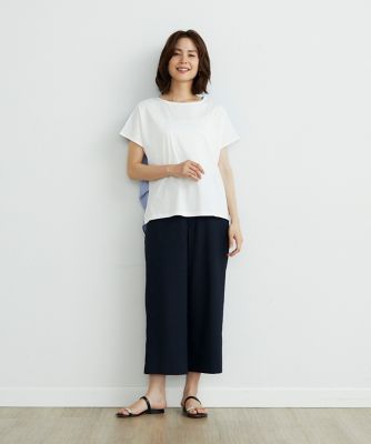 《大きいサイズ》サイドタックドッキングカットソー《ＳＵＰＥＲ　ＣＯＯＬ　ＴＯＵＣＨ　ＣＯＴＴＯＮ》（７０４２１９０８１２）