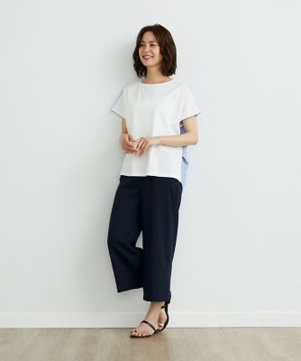 《大きいサイズ》サイドタックドッキングカットソー《ＳＵＰＥＲ　ＣＯＯＬ　ＴＯＵＣＨ　ＣＯＴＴＯＮ》（７０４２１９０８１２）