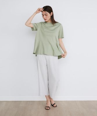 《大きいサイズ》ペプラムカットソー《ＳＵＰＥＲ　ＣＯＯＬ　ＴＯＵＣＨ　ＣＯＴＴＯＮ》（７０４２１９０８１３）