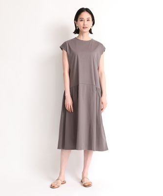 ギャザーワンピース《ＳＵＰＥＲ　ＣＯＯＬ　ＴＯＵＣＨ　ＣＯＴＴＯＮ》（７０４２１９２０１４）