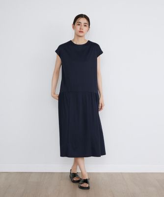 《大きいサイズ》ギャザーワンピース《ＳＵＰＥＲ　ＣＯＯＬ　ＴＯＵＣＨ　ＣＯＴＴＯＮ》（７０４２１９２８１４）
