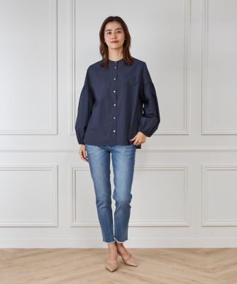 Ｈ．ＳＡＬＴ　Ｅａｓｙ　ミッドライズテーパードイージーデニム《Ｈｅａｌｔｈｙ　ＤＥＮＩＭ》（７０４３１６１００１）