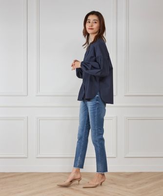 Ｈ．ＳＡＬＴ　Ｅａｓｙ　ミッドライズテーパードイージーデニム《Ｈｅａｌｔｈｙ　ＤＥＮＩＭ》（７０４３１６１００１）
