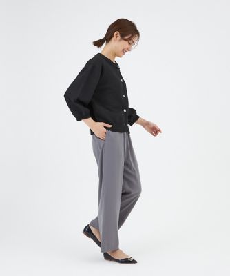《大きいサイズ》ドロストストレートパンツ（７０４３１６１８２８）