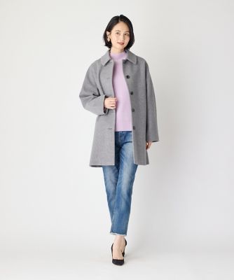ステンカラーコート《Ｓｕｐｅｒ１１０’ｓ　Ｗｏｏｌ》（７０４４１１１００５）