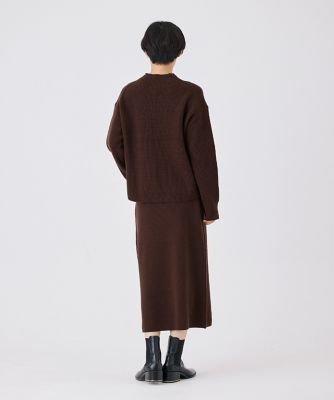 ストレートニットスカート（７０４４１７５０２６）