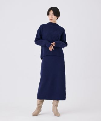 ストレートニットスカート（７０４４１７５０２６）