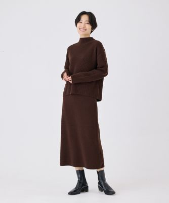 ストレートニットスカート（７０４４１７５０２６）