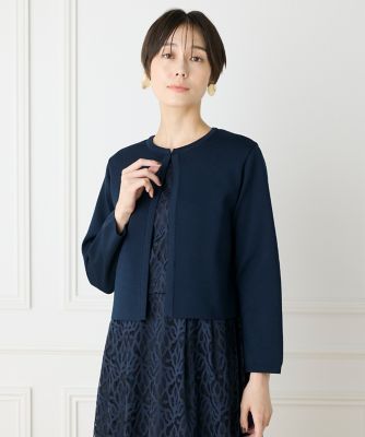 クルーネックショートカーディガン（７０４４１７８０２４）