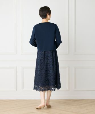 クルーネックショートカーディガン（７０４４１７８０２４）