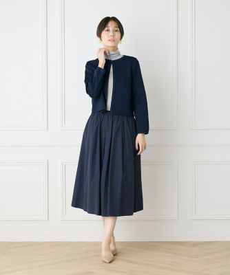 クルーネックショートカーディガン（７０４４１７８０２４）