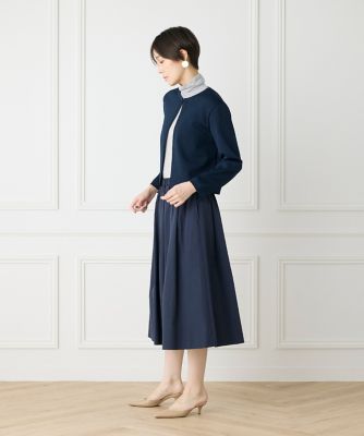 クルーネックショートカーディガン（７０４４１７８０２４）