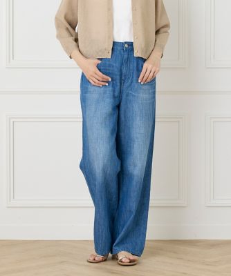 ＜7-IDconcept.(Women)＞Ｂｒｅｅｚｙ　Ｐｉｎｋ　Ｐｅｐｐｅｒ　フルレングスデニムパンツ《Ｈｅａｌｔｈｙ　ＤＥＮＩＭ》（７０５１１６１００４）