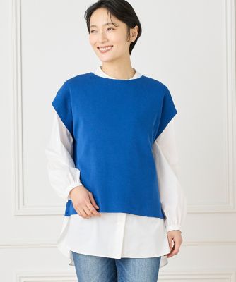 ノースリーブニットプルオーバー（７０５１１７００５７）