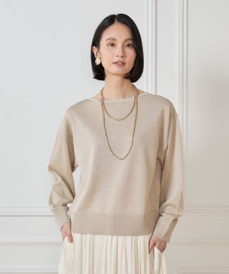 ＜7-IDconcept.(Women)＞《大きいサイズ》２ＷＡＹラメニット（７０５１１７０８０９）