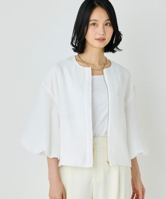 7-IDconcept.(Women)/セブンアイディコンセプト 《大きいサイズ》バルーンスリーブJQブルゾン(7052144831)