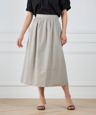 ＜7-IDconcept.(Women)＞《大きいサイズ》切り替えギャザースカート（７０５２１５２８６１）