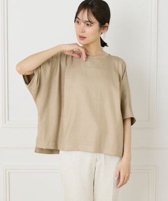 ＜7-IDconcept.(Women)＞《大きいサイズ》ドルマンタックブラウス（７０５２１８２８２４）