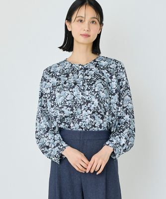 【SALE】7-IDconcept.(Women)/セブンアイディコンセプト 《大きいサイズ》ケープディテールブラウス(7052182838) 60コン トップス【三越伊勢丹/公式】