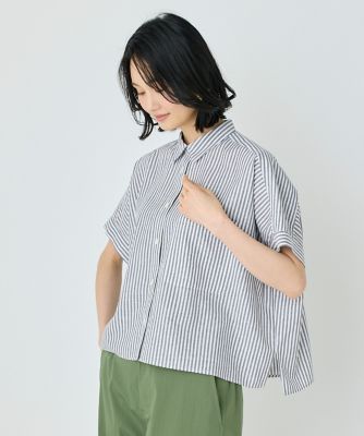 《大きいサイズ》シャツカラーワイドシルエットシャツ（７０５２１８２８４８）