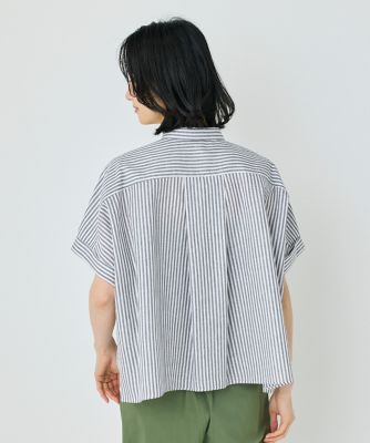 《大きいサイズ》シャツカラーワイドシルエットシャツ（７０５２１８２８４８）