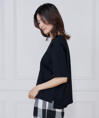 《大きいサイズ》オーガニックコットンクルーネックＴシャツ（７０５２１９０８１４）
