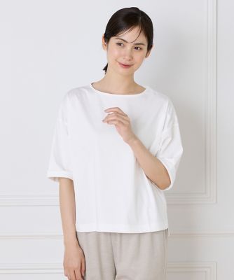 7-IDconcept.(Women)/セブンアイディコンセプト 《大きいサイズ》布帛コンビネーションＴシャツ（７０５２１９０８２４）
