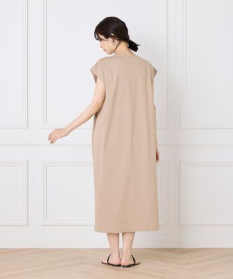 《大きいサイズ》ショルダータックワンピース（７０５２１９２８１３）