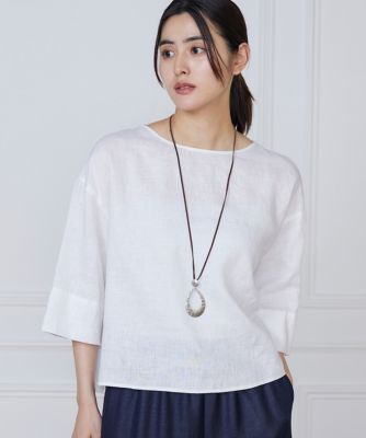 レザーストラップ　ドロップモチーフネックレス（７０５２２９５００７）