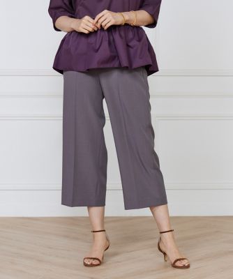 ＜7-IDconcept.(Women)＞ワイドクロップトパンツ（７０５３１６１０３２）
