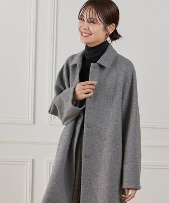 大きいサイズ〉ステンカラーコート（7054111808） | 7