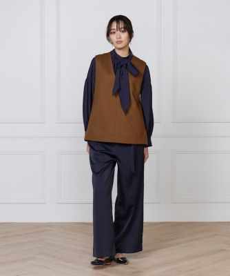 大きいサイズ》Vネックプルオーバージレ（7054141805） | 7