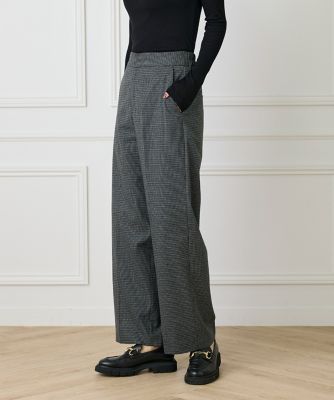 7-IDconcept.(Women)/セブンアイディコンセプト センタープレスワイドパンツ(7054161003) 13グレー パンツ・ズボン【三越伊勢丹/公式】