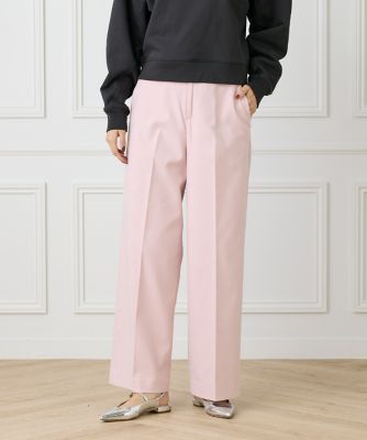 7-IDconcept.(Women)/セブンアイディコンセプト センタープレスワイドパンツ(7054161003) 31ピンク パンツ・ズボン【三越伊勢丹/公式】