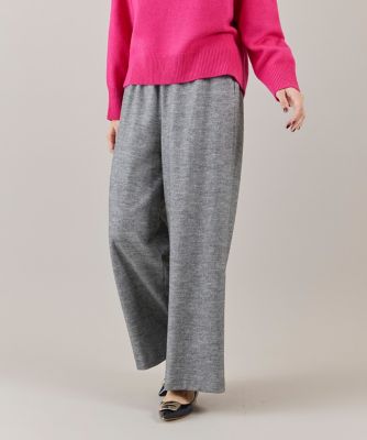 ＜7-IDconcept.(Women)＞《大きいサイズ》ドロストストレートワイドパンツ（７０５４１６１８０６）