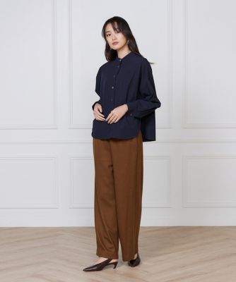 大きいサイズ》ドロストストレートワイドパンツ（7054161806