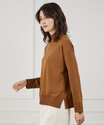 7-IDconcept.(Women)/セブンアイディコンセプト ハイネックボリュームプルオーバー(7054170001) 41ベージュ トップス【三越伊勢丹/公式】