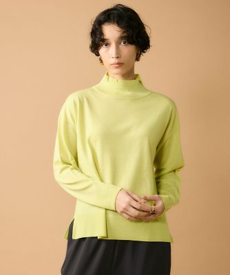 7-IDconcept.(Women)/セブンアイディコンセプト ハイネックボリュームプルオーバー(7054170001) 70キイロ トップス【三越伊勢丹/公式】