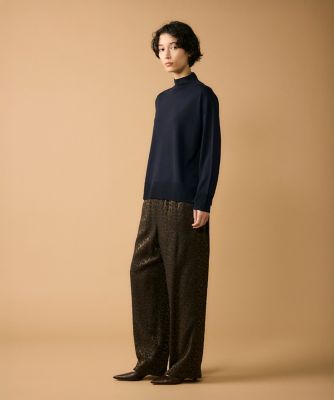 大きいサイズ》ハイネックボリュームプルオーバー